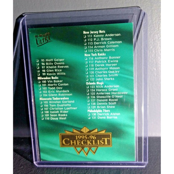 1995-96 Fleer Ultra #199 Basketball Card - Picture 1 of 2